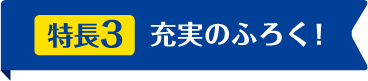 特徴３充実のふろく